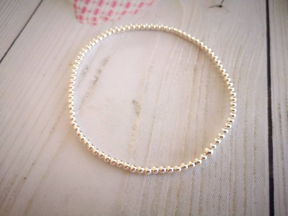 Sterling Silver Bracelet/Anklet With Love Jewellery UK