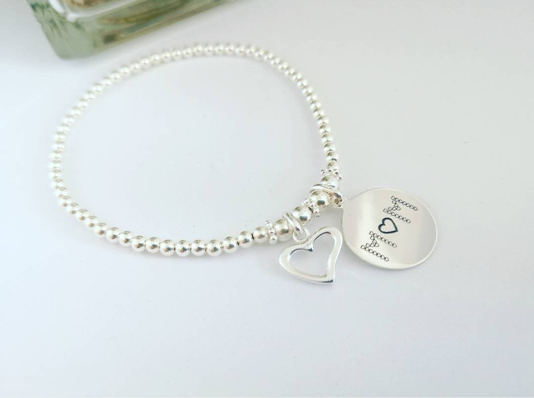 Sterling Silver Mother Bracelet - With Love Jewellery UK