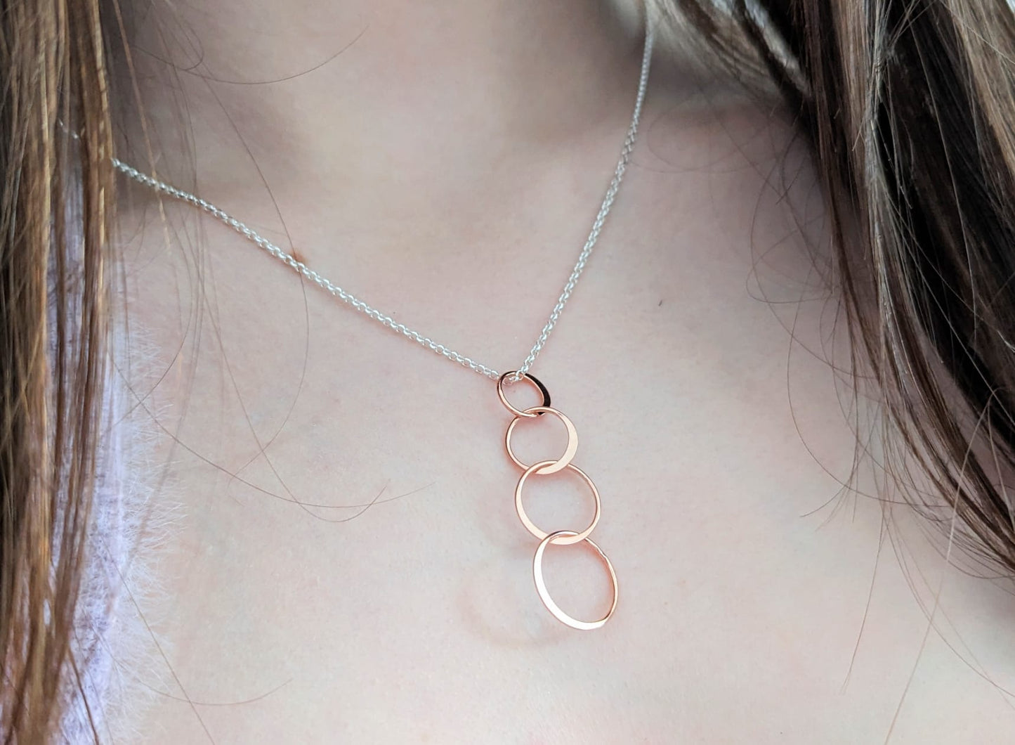 40th Birthday Necklace - Rose Gold or Sterling Silver With Love Jewellery UK